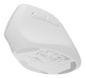 NATEC NATEC MYSZ WERTYKALNA CRAKE 2 BEZPRZEWODOWA 2400DPI BT 5.2 +2.4GHZ BIAŁA