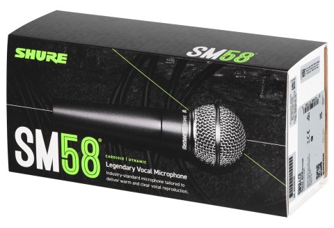 SHURE Shure SM58-LCE - Mikrofon dynamiczny, kardioidalny, wokalny SHURE Shure SM58-LCE - Mikrofon dynamiczny, kardioidalny, wokalny