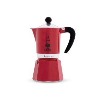 BIALETTI Bialetti kawiarka Rainbow 1tz czerwona
