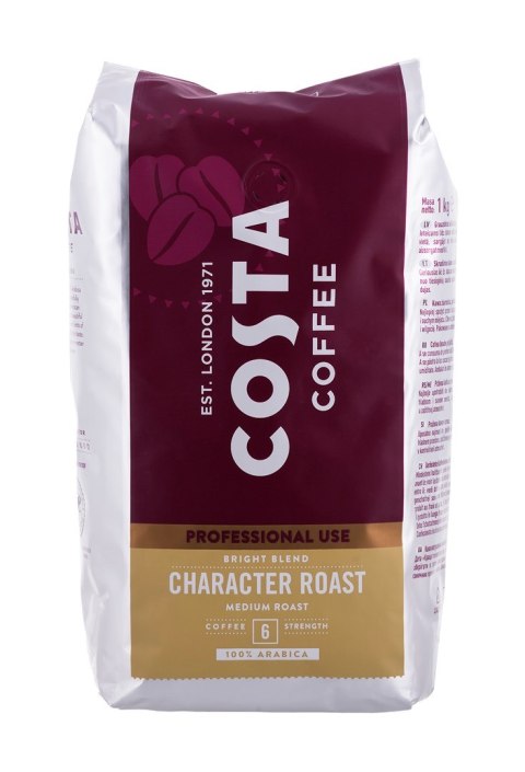 Costa Coffee COSTA PROFESSIONAL 1KG BRIGHT BL 100% ARABICA KAWA ZIARNISTA Costa Coffee COSTA PROFESSIONAL 1KG BRIGHT BL 100% ARABICA KAWA ZIARNISTA
