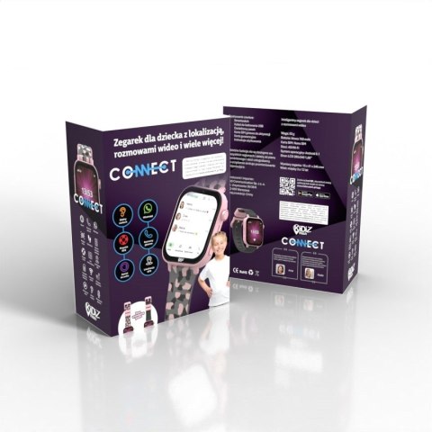 KIDI Smartwatch dla dziecka KiDiZ Connect różowy KIDI Smartwatch dla dziecka KiDiZ Connect różowy