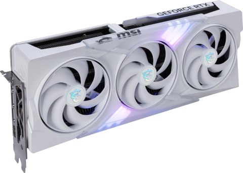 MSI Karta graficzna MSI GeForce RTX 5080 16GB GAMING TRIO OC WHITE GDDR7 MSI Karta graficzna MSI GeForce RTX 5080 16GB GAMING TRIO OC WHITE GDDR7