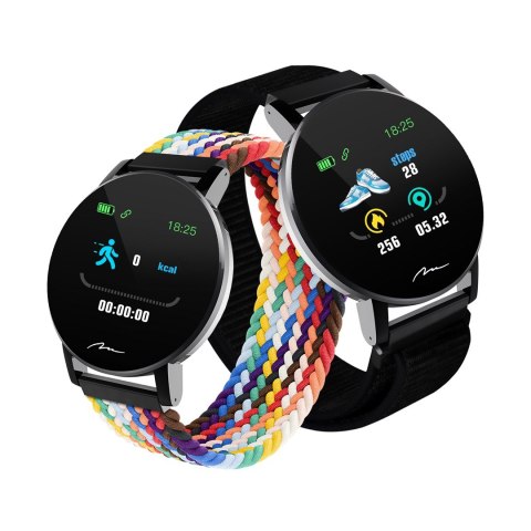 Media tech MEDIA-TECH SMARTBAND THAITI, MONITORING CIŚNIENIA KRWI, PULSU ORAZ INNYCH PARAMETRÓW, DWA PASKI NYLONOWE W ZESTAWIE MT871 (WYPRZ Media tech MEDIA-TECH SMARTBAND THAITI, MONITORING CIŚNIENIA KRWI, PULSU ORAZ INNYCH PARAMETRÓW, DWA PASKI NYLONOWE W ZESTAWIE MT871 (WYPRZ