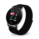 Media tech MEDIA-TECH SMARTBAND THAITI, MONITORING CIŚNIENIA KRWI, PULSU ORAZ INNYCH PARAMETRÓW, DWA PASKI NYLONOWE W ZESTAWIE MT871 (WYPRZ