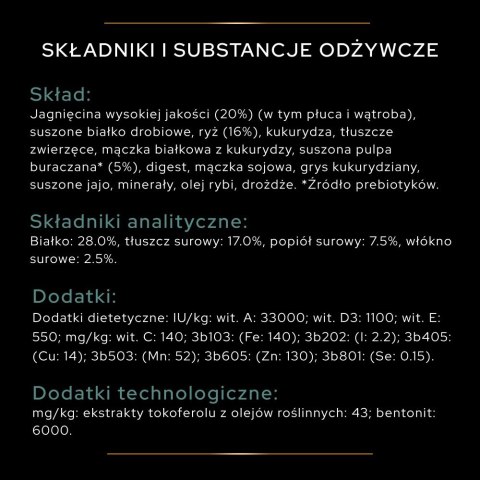 PURINA NESTLE PURINA PRO PLAN SMALL & MINI ADULT Jagnięcina 700g PURINA NESTLE PURINA PRO PLAN SMALL & MINI ADULT Jagnięcina 700g