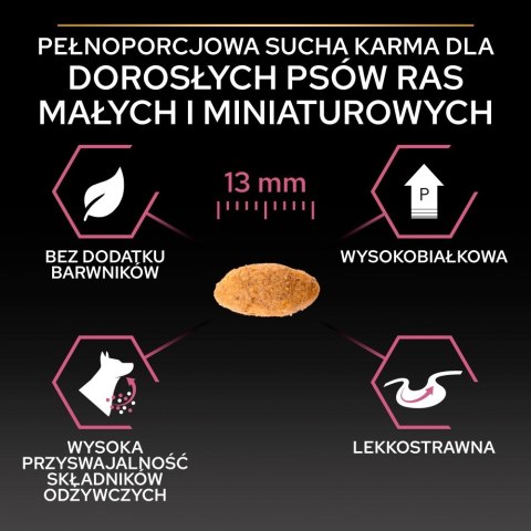 PURINA NESTLE PURINA PRO PLAN SMALL & MINI ADULT Łosoś 700g PURINA NESTLE PURINA PRO PLAN SMALL & MINI ADULT Łosoś 700g