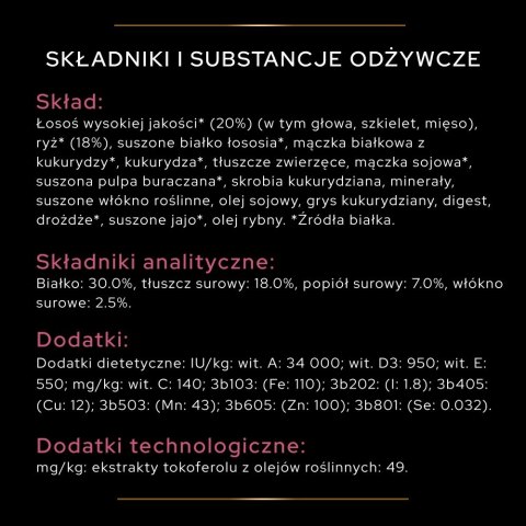 PURINA NESTLE PURINA PRO PLAN SMALL & MINI ADULT Łosoś 700g PURINA NESTLE PURINA PRO PLAN SMALL & MINI ADULT Łosoś 700g