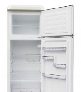 Ravanson Lodówka Retro Ravanson LKK-210RC (545mm x 1470mm x 585 mm; 157l; Klasa A++; kremowy) (WYPRZEDAŻ)