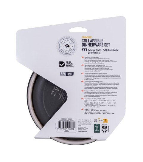 SEA TO SUMMIT Zestaw naczyń SEA TO SUMMIT Frontier UL 2P 6 Piece (WYPRZEDAŻ)