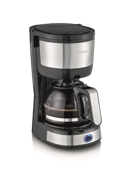 SEVERIN SEVERIN EKSPRES PRZELEWOWY DO KAWY INOX, POJ. DZBANKA 0,4 L, POJ. ZBIORNIKA 0,6 L, FILTR 1X2, PŁYTA GRZEWCZA, MOC 750W KA4808