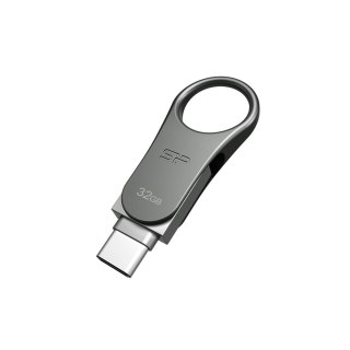 Silicon Power Pendrive Silicon Power Mobile C80 32GB Dual USB 3.1/Type-C Silver (SP032GBUC3C80V1S)