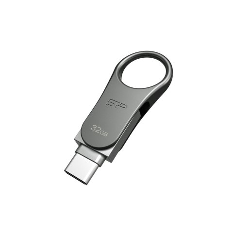 Silicon Power Pendrive Silicon Power Mobile C80 32GB Dual USB 3.1/Type-C Silver (SP032GBUC3C80V1S) Silicon Power Pendrive Silicon Power Mobile C80 32GB Dual USB 3.1/Type-C Silver (SP032GBUC3C80V1S)