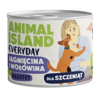 ANIMAL ISLAND ANIMAL ISLAND Everyday wołowina i jagnięcina dla szczeniąt puszka 185g