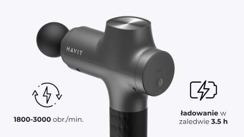 HAVIT Masażer ręczny pistoletowy Havit MG1503 HAVIT Masażer ręczny pistoletowy Havit MG1503