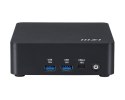 MSI MSI Cubi NUC AI 1UMG-06SEU Intel Core Ultra 7 155H 16GB SSD1TB Intel Arc graphics AX211 WiFi 6E Windows 11 Pro Black