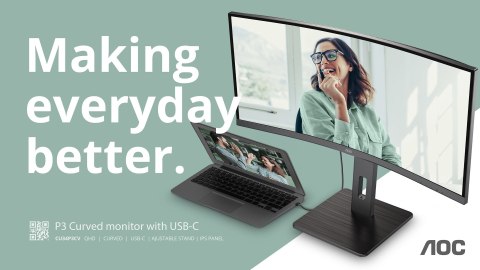 AOC MONITOR AOC LED 34" CU34P3CV AOC MONITOR AOC LED 34" CU34P3CV