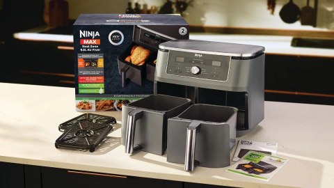 NINJA Frytkownica beztłuszczowa Ninja DZ400EU szary NINJA Frytkownica beztłuszczowa Ninja DZ400EU szary