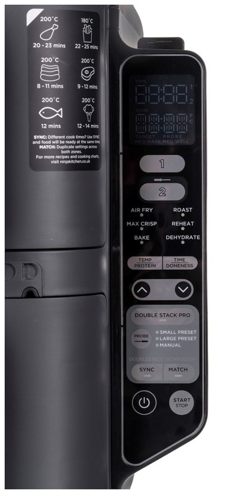 NINJA Frytkownica beztłuszczowa Ninja DoubleStack SL451EU NINJA Frytkownica beztłuszczowa Ninja DoubleStack SL451EU