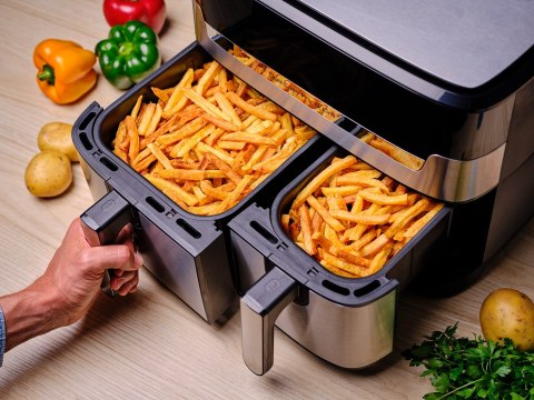 Tefal Frytkownica beztłuszczowa TEFAL DualEasy EY905D10 Tefal Frytkownica beztłuszczowa TEFAL DualEasy EY905D10