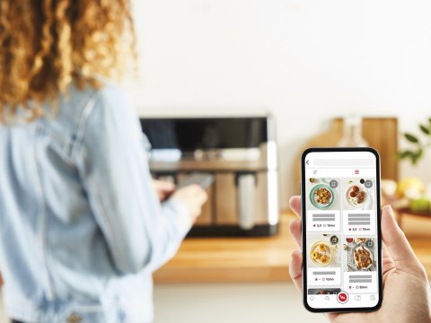 Tefal Frytkownica beztłuszczowa TEFAL DualEasy EY905D10 Tefal Frytkownica beztłuszczowa TEFAL DualEasy EY905D10
