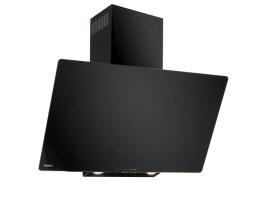 AKPO Okap kominowy AKPO WK-4 SMART 60 CZARNY (front czarne szkło)