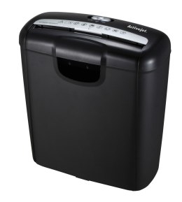Activejet Niszczarka Activejet ASH-0601S, P-2, 10 l, pasek 6 mm, 6 kartek, czarna.