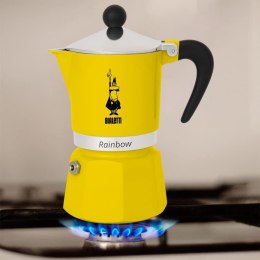 BIALETTI Bialetti kawiarka Rainbow 6tz Żółta