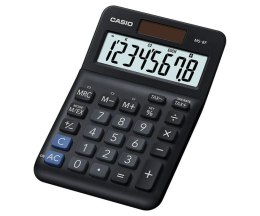 Casio Casio Kalkulator biurowy MS-8F, 8-cyfrowy, 103x147x28,8mm, czarny