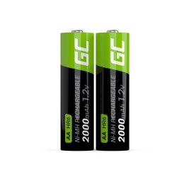Green Cell GREEN CELL AKUMULATORKI PALUSZKI 2X AA R6 2000MAH