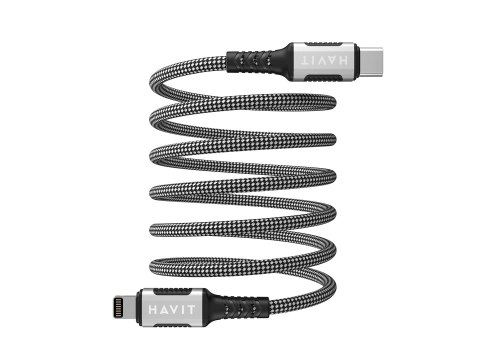 HAVIT Kabel magnetyczny Havit Typ C-Lightning (czarny) HAVIT Kabel magnetyczny Havit Typ C-Lightning (czarny)
