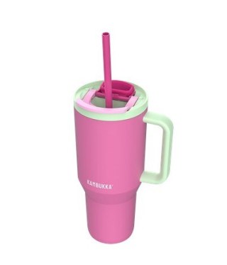 Kambukka Kubek termiczny ze słomką Kambukka Rio Tumbler 950ml, Bubblegum Mint