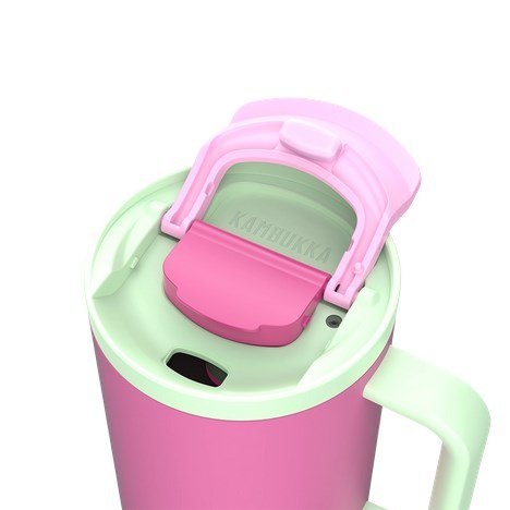Kambukka Kubek termiczny z teleskopową słomką Kambukka Rio Tumbler 950ml Bubblegum Mint Kambukka Kubek termiczny z teleskopową słomką Kambukka Rio Tumbler 950ml Bubblegum Mint