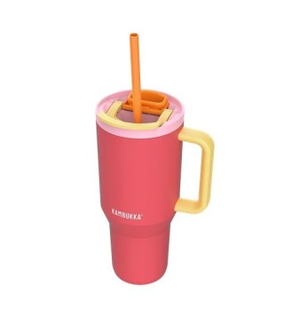 Kambukka Kubek termiczny ze słomką Kambukka Rio Tumbler 950ml, Pink Papaya