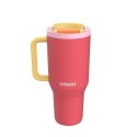 Kambukka Kubek termiczny z teleskopową słomką Kambukka Rio Tumbler 950ml Pink Papaya