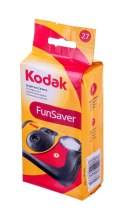 Kodak Kodak Aparat Jednorazowy Fun Saver, Aparat Cyfrowy, ISO 400, 27 zdjęć + FLASH z filmem kolorowym i lampą błyskową.