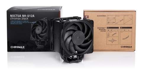 Noctua Chłodzenie CPU NOCTUA NH-U12A Chromax Black Noctua Chłodzenie CPU NOCTUA NH-U12A Chromax Black