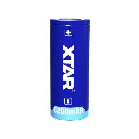 XTAR XTAR AKUMULATOR 26650 3,6V 5200MAH LI-ION Z ZABEZPIECZENIEM 26650-5200 XTAR XTAR AKUMULATOR 26650 3,6V 5200MAH LI-ION Z ZABEZPIECZENIEM 26650-5200