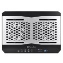 Thermaltake Podkładka chłodząca pod laptop Thermaltake Massive TM CL-N002-PL12BL-A (17.x cala; 2 wentylatory; HUB)