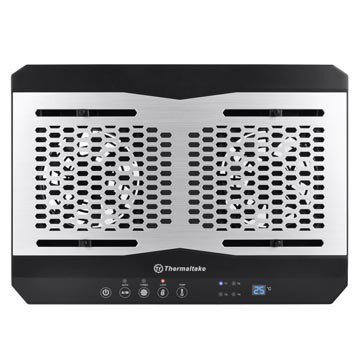 Thermaltake Podkładka chłodząca pod laptop Thermaltake Massive TM CL-N002-PL12BL-A (17.x cala; 2 wentylatory; HUB) Thermaltake Podkładka chłodząca pod laptop Thermaltake Massive TM CL-N002-PL12BL-A (17.x cala; 2 wentylatory; HUB)