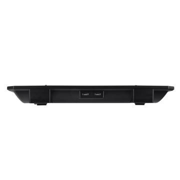 Thermaltake Podkładka chłodząca pod laptop Thermaltake Massive TM CL-N002-PL12BL-A (17.x cala; 2 wentylatory; HUB) Thermaltake Podkładka chłodząca pod laptop Thermaltake Massive TM CL-N002-PL12BL-A (17.x cala; 2 wentylatory; HUB)