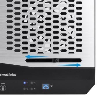 Thermaltake Podkładka chłodząca pod laptop Thermaltake Massive TM CL-N002-PL12BL-A (17.x cala; 2 wentylatory; HUB) Thermaltake Podkładka chłodząca pod laptop Thermaltake Massive TM CL-N002-PL12BL-A (17.x cala; 2 wentylatory; HUB)