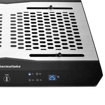 Thermaltake Podkładka chłodząca pod laptop Thermaltake Massive TM CL-N002-PL12BL-A (17.x cala; 2 wentylatory; HUB) Thermaltake Podkładka chłodząca pod laptop Thermaltake Massive TM CL-N002-PL12BL-A (17.x cala; 2 wentylatory; HUB)