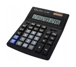 VECTOR Vector Kalkulator biurowy KAV VC-554x, 14-cyfrowy, 153x199mm, czarny