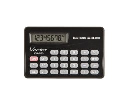 VECTOR Vector Kalkulator kieszonkowy KAV CH-853, 8-cyfrowy,.83x53mm, czarny