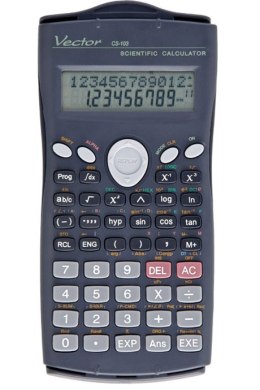 VECTOR Vector Kalkulator naukowy KAV CS-103, 279 funkcji, 80x170mm, czarny