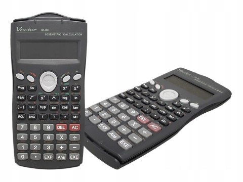 VECTOR Vector Kalkulator naukowy KAV CS-103, 279 funkcji, 80x170mm, czarny VECTOR Vector Kalkulator naukowy KAV CS-103, 279 funkcji, 80x170mm, czarny