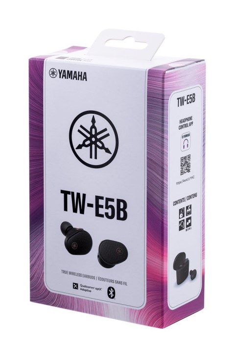 Yamaha Słuchawki bezprzewodowe douszne Yamaha TW-E5B czarne (WYPRZEDAŻ) Yamaha Słuchawki bezprzewodowe douszne Yamaha TW-E5B czarne (WYPRZEDAŻ)