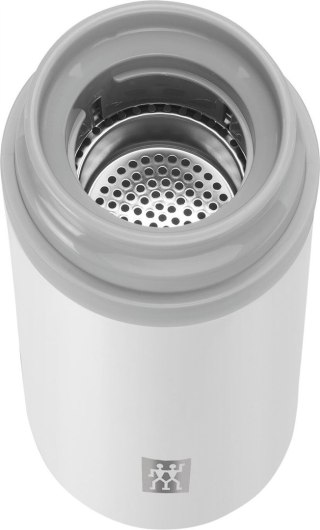 ZWILLING Pojemnik termiczny z zaparzaczem do herbaty i ZWILLING Thermo 39500-511-0 biały 420ml