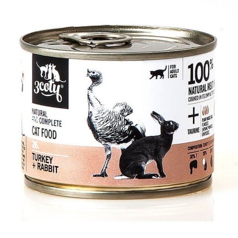 3coty 3Coty TURKEY + RABBIT for Adult cats 180g 3coty 3Coty TURKEY + RABBIT for Adult cats 180g