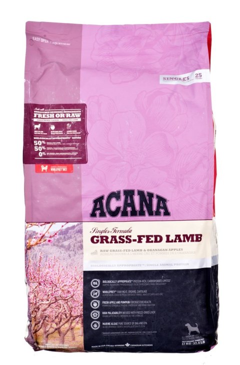 ACANA ACANA Grass-fed Lamb 17kg (WYPRZEDAŻ) ACANA ACANA Grass-fed Lamb 17kg (WYPRZEDAŻ)